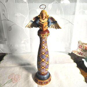 Vintage Jim Shore Heartwood Creek Enesco Celebrate With Harmony Angel Figurine